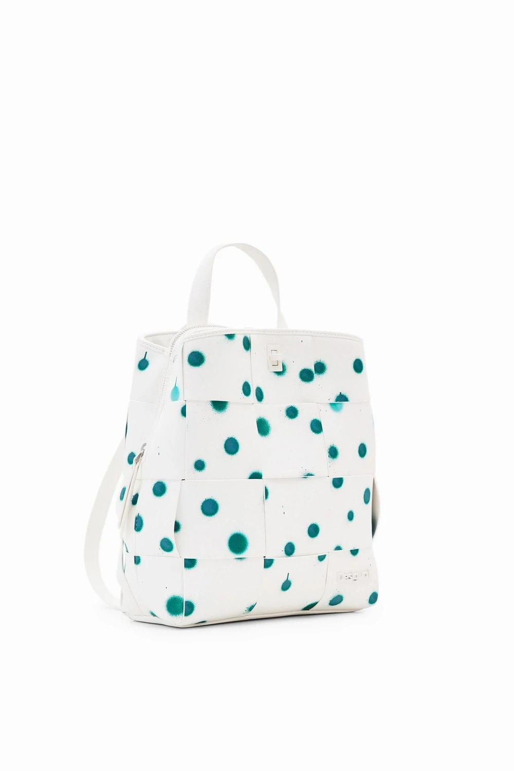 ​​Woven ​​eco-leather  backpack
