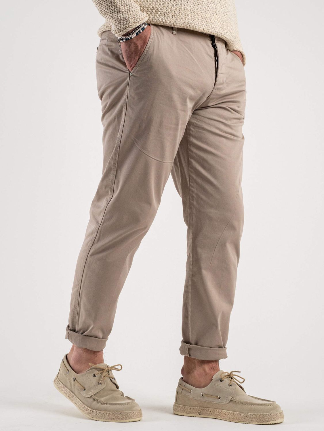 ​​Slim chino cotton pants