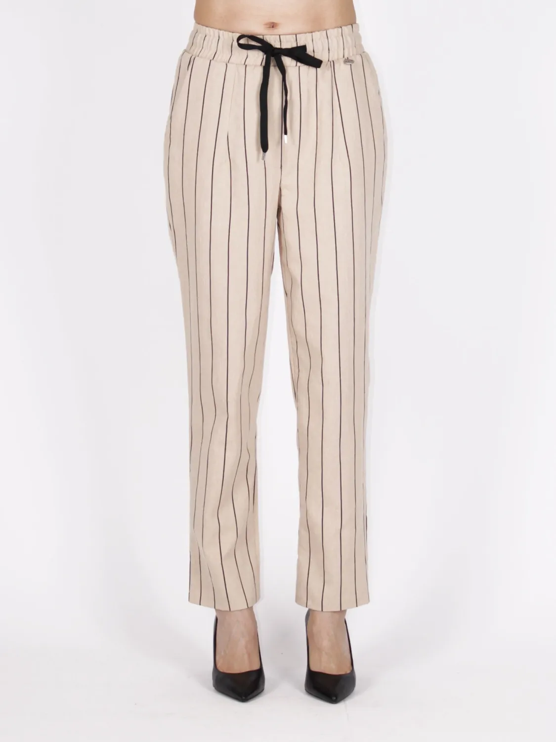 ​Striped pants with drawstring