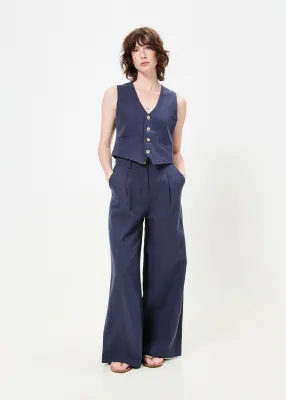 ​Straight linen pants