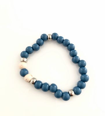 Bracciale uomo con perline