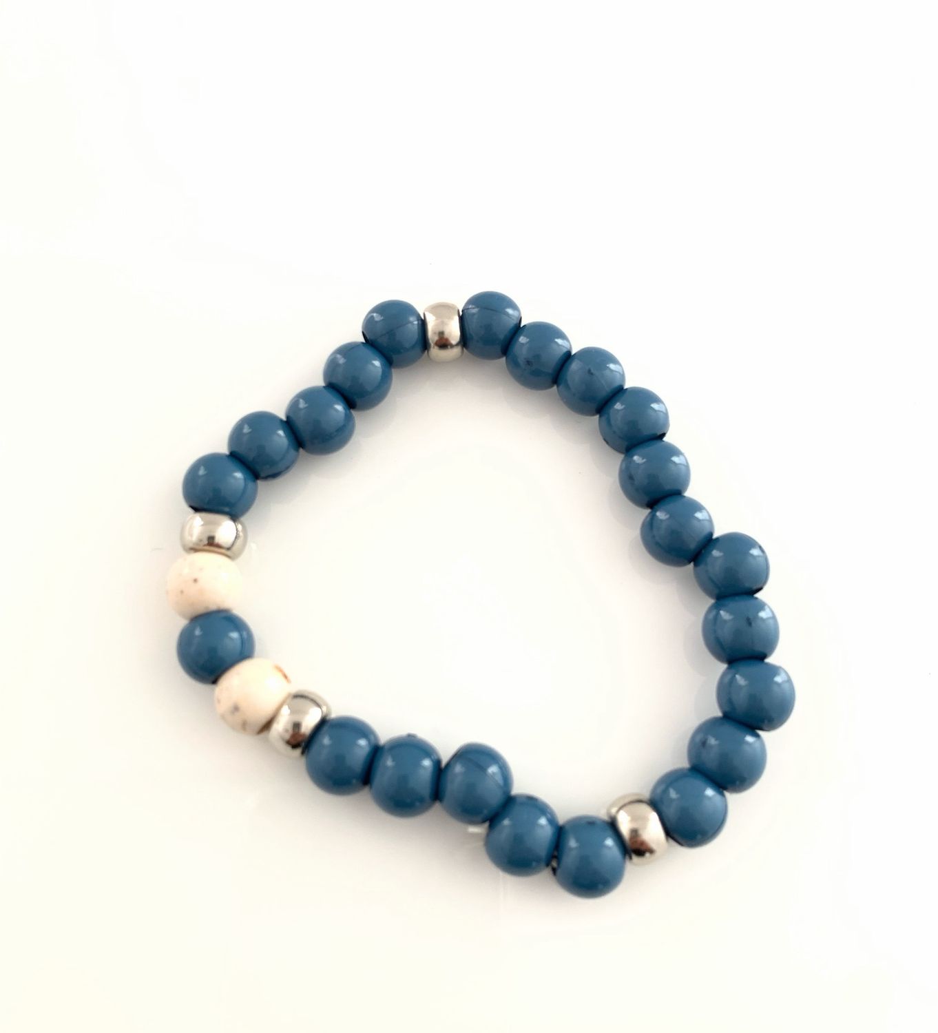 Bracciale uomo con perline
