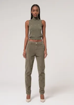 ​Velvet chino pants
