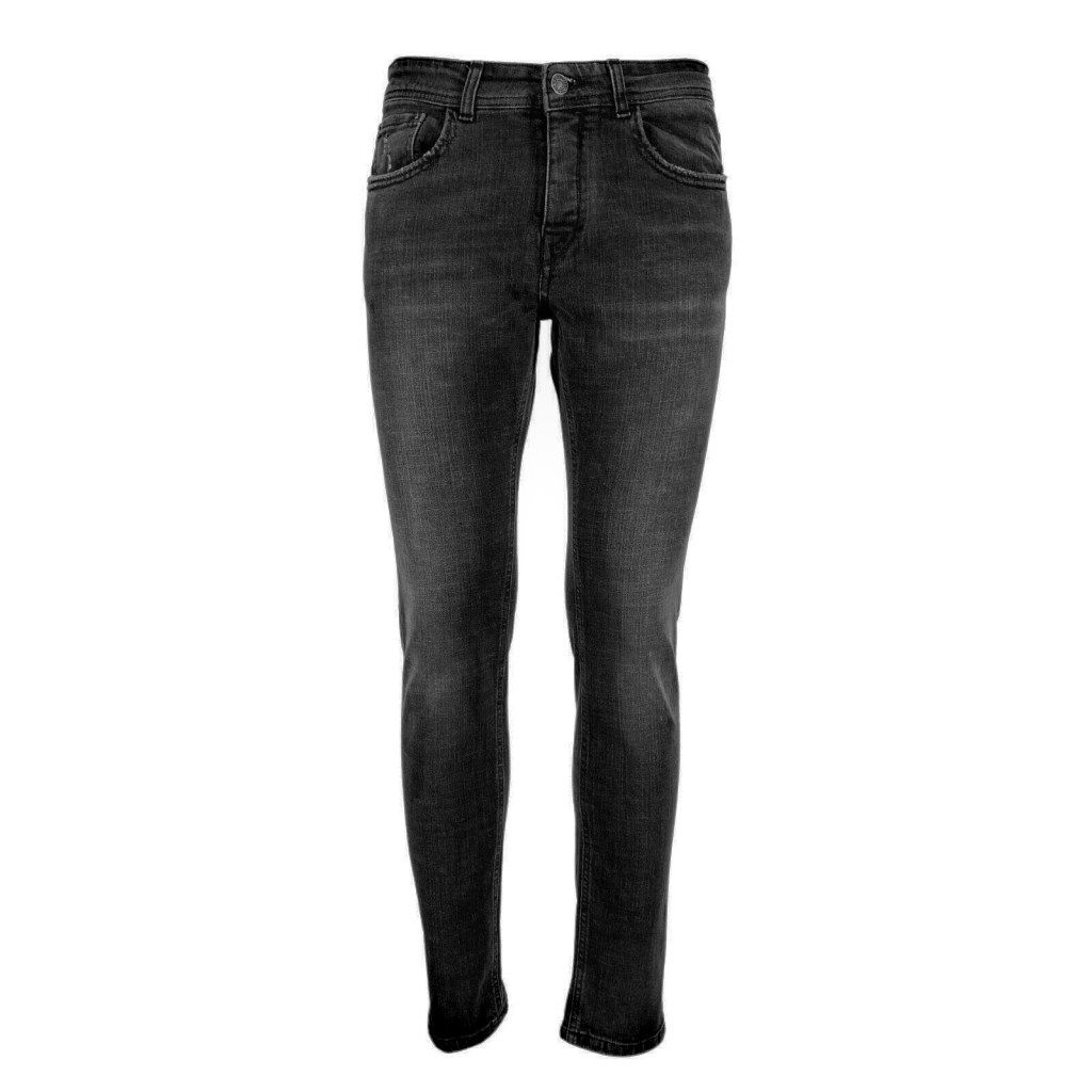 ​​Slim jeans in washed black denim