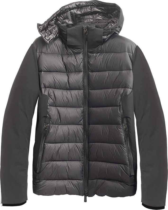 Bi-fabric technical jacke
