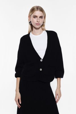 Cardigan regular scollo a V