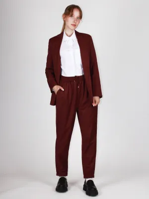 Regular trousers in technical fabric