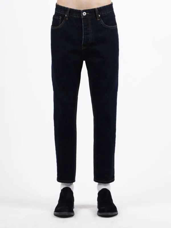 Regular cropped jeans​