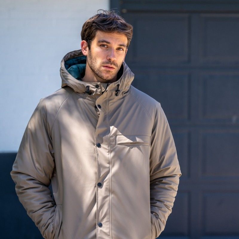 Waterproof jacket with hood