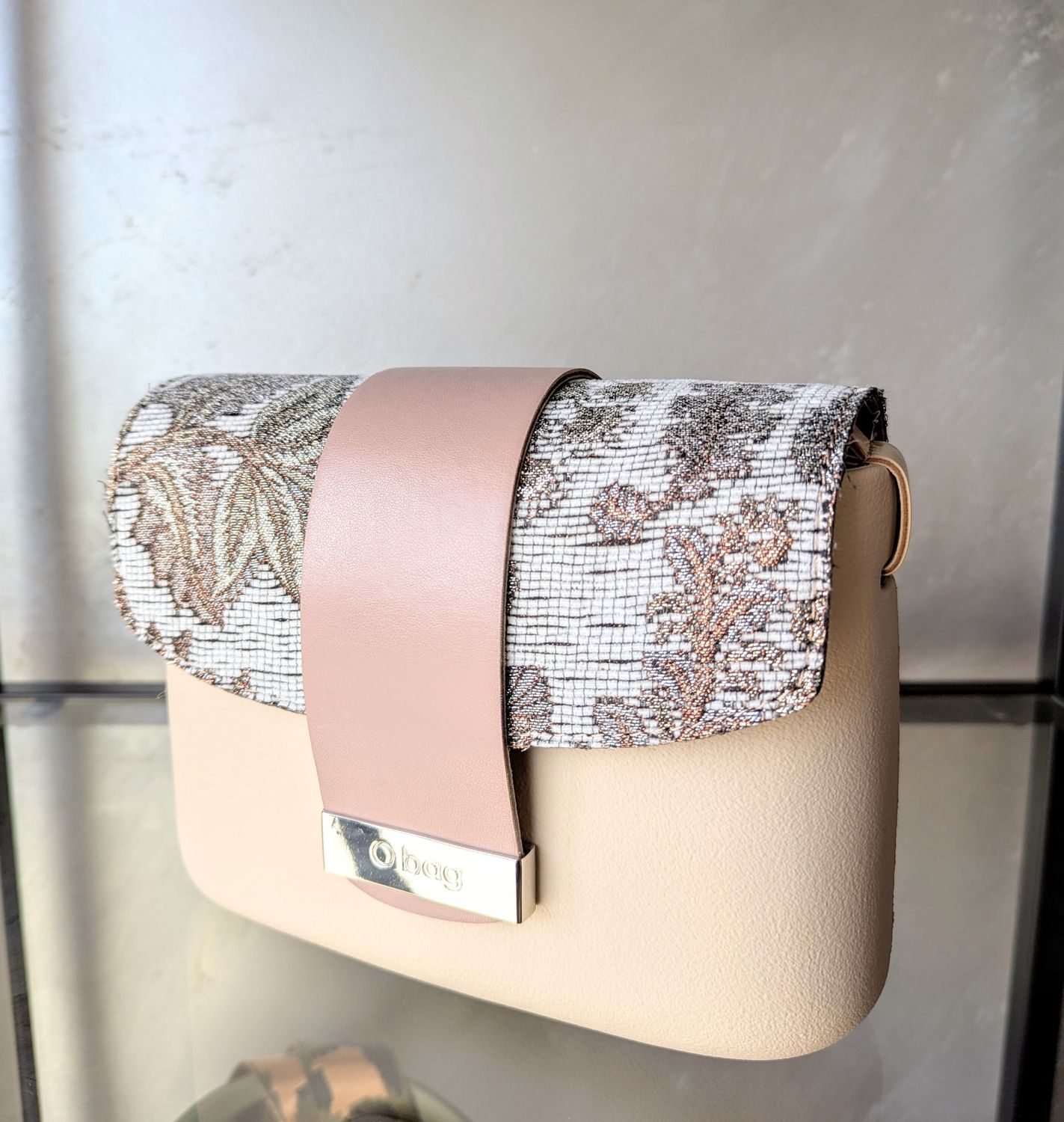 O bag pocket jacquard fabric