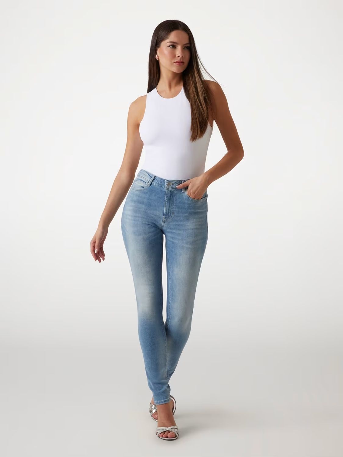 Jeans in Light Stretch Denim