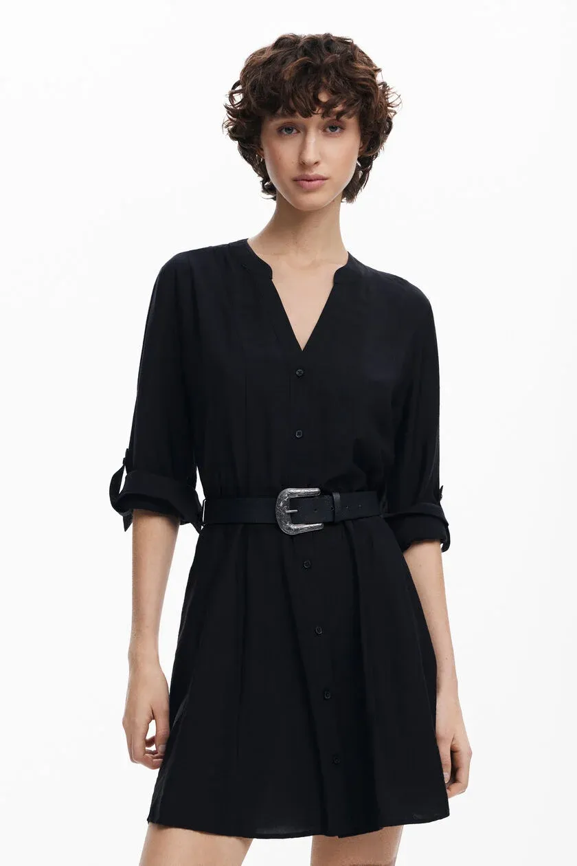 ​​Short shirt-style dress