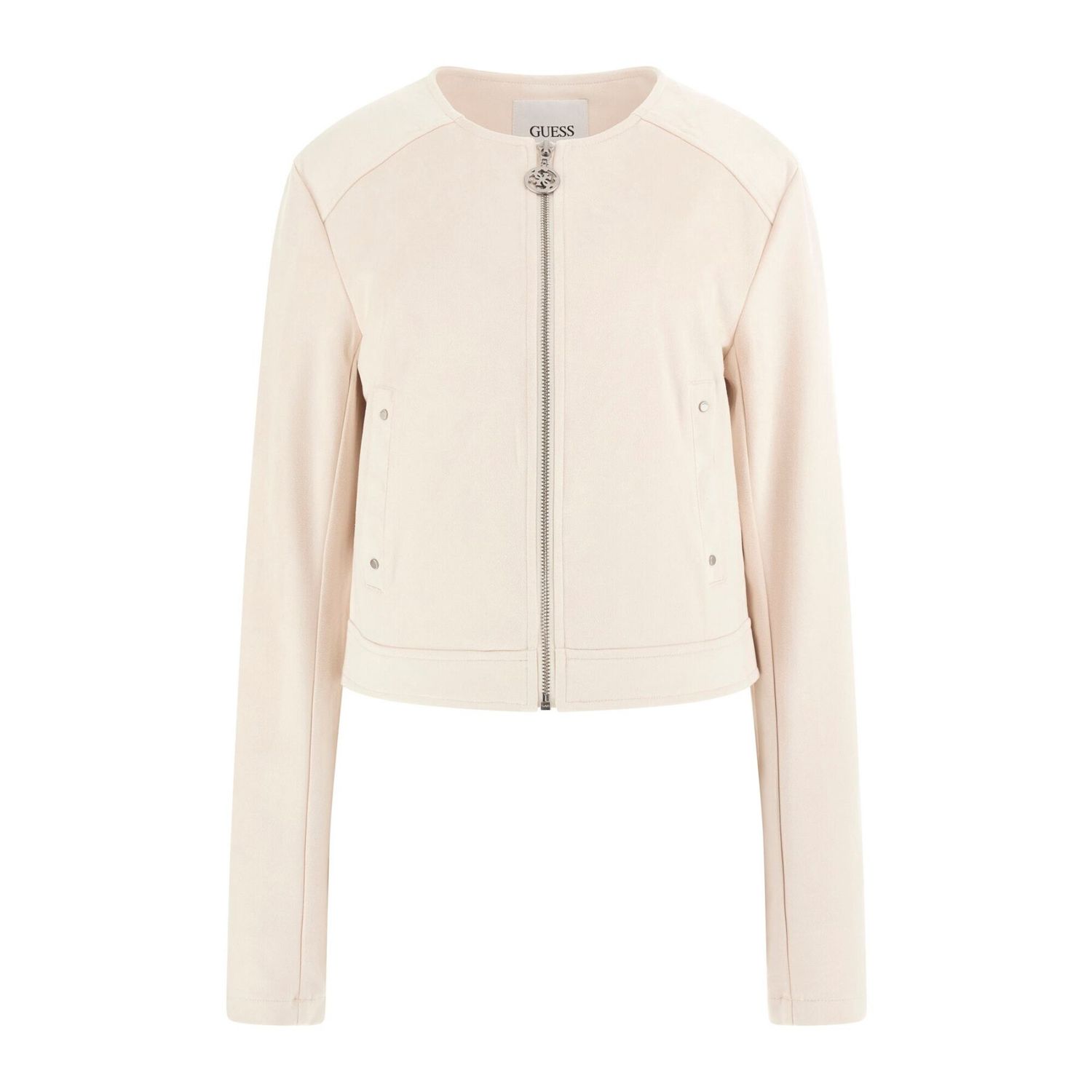 faux suede slim jacket