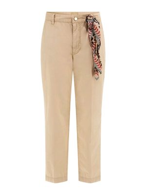 Pure cotton chino trousers