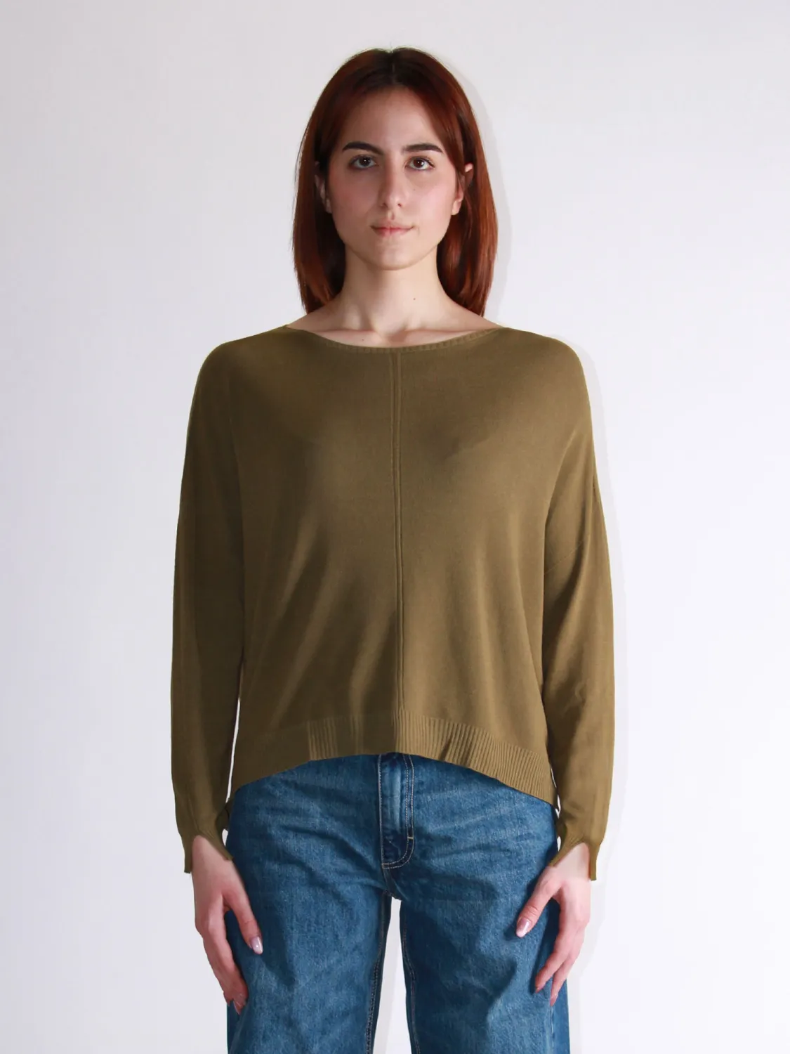 Regular crewneck sweater​