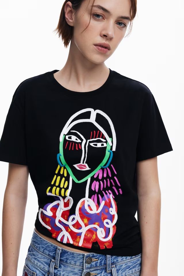 T-shirt with Arty print