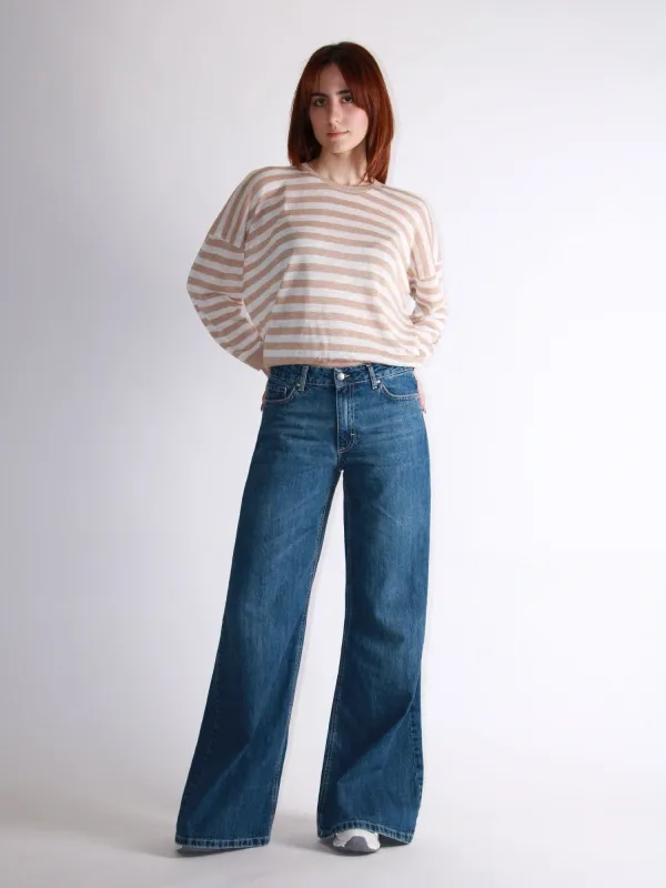 ​​Regular striped crew neck sweater