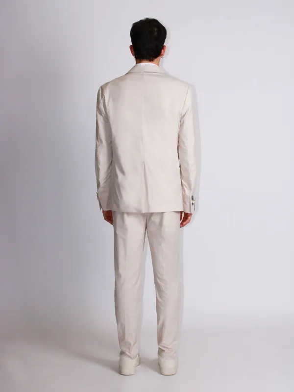 Cotton slim suit