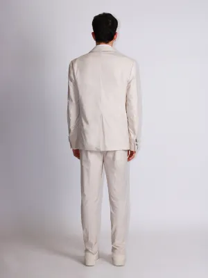 Cotton slim suit