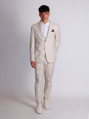 Cotton slim suit