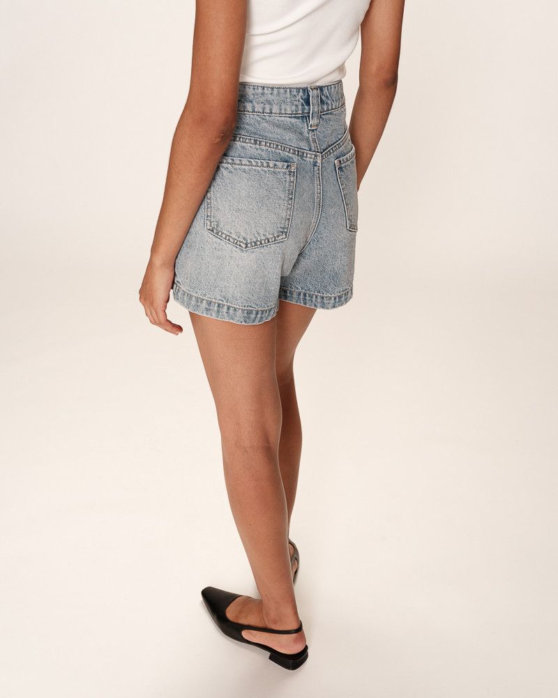 Denim clear shorts
