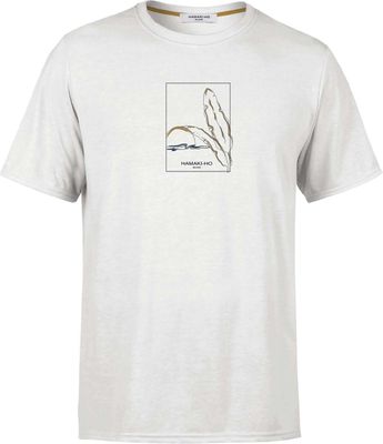 T-shirt with stitched print