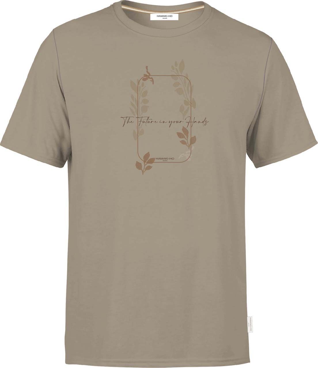 T-shirt with embossed print