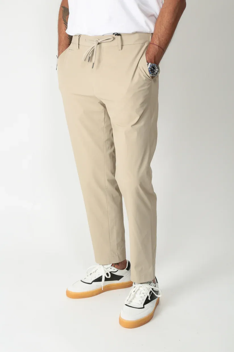 Technical fabric chino pants