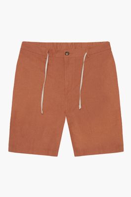 Linen bermuda shorts