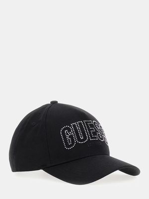Cap with visor and logo