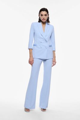 High-waisted flare pants