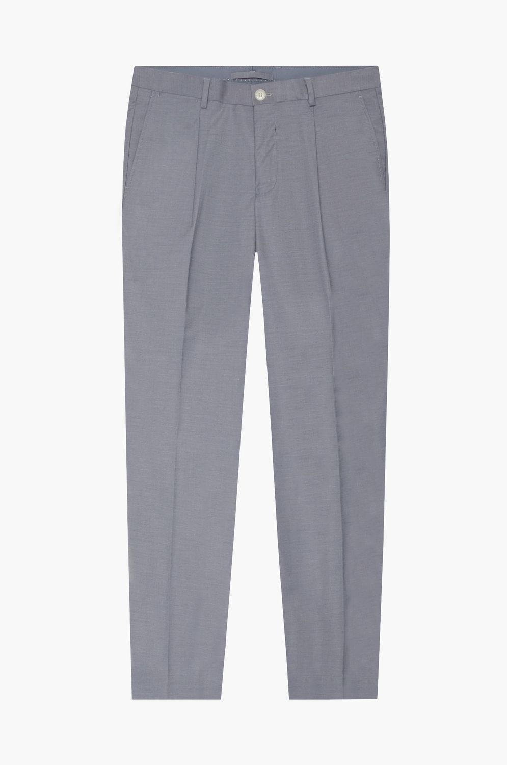 Chino pants with pleats