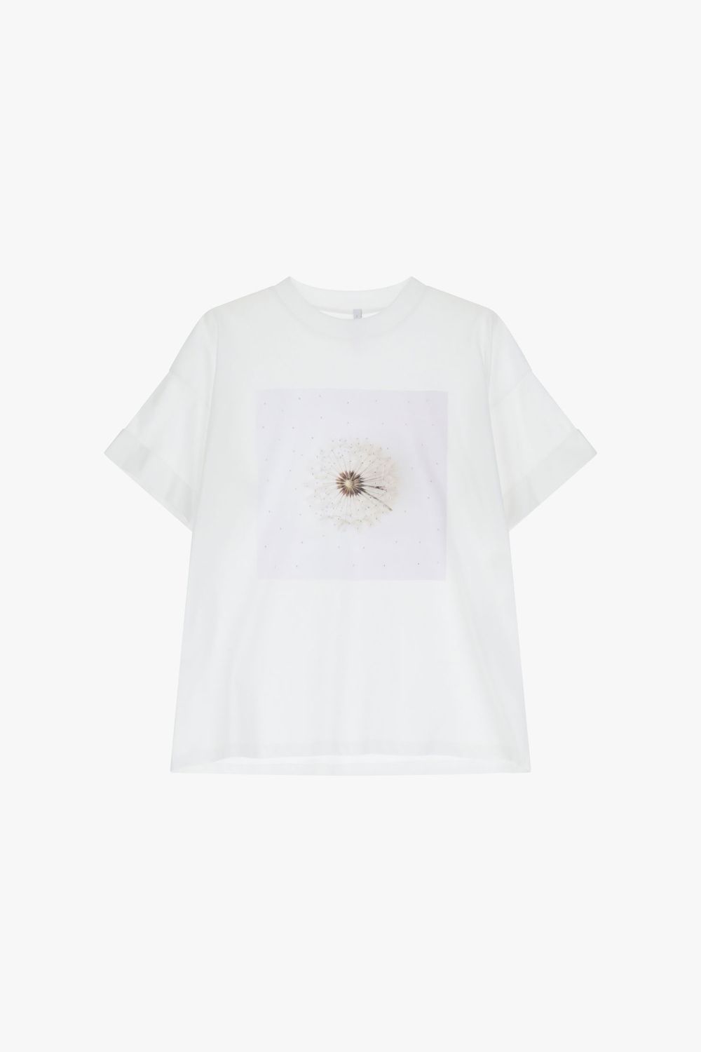 ​​Regular T-shirt with rhinestones