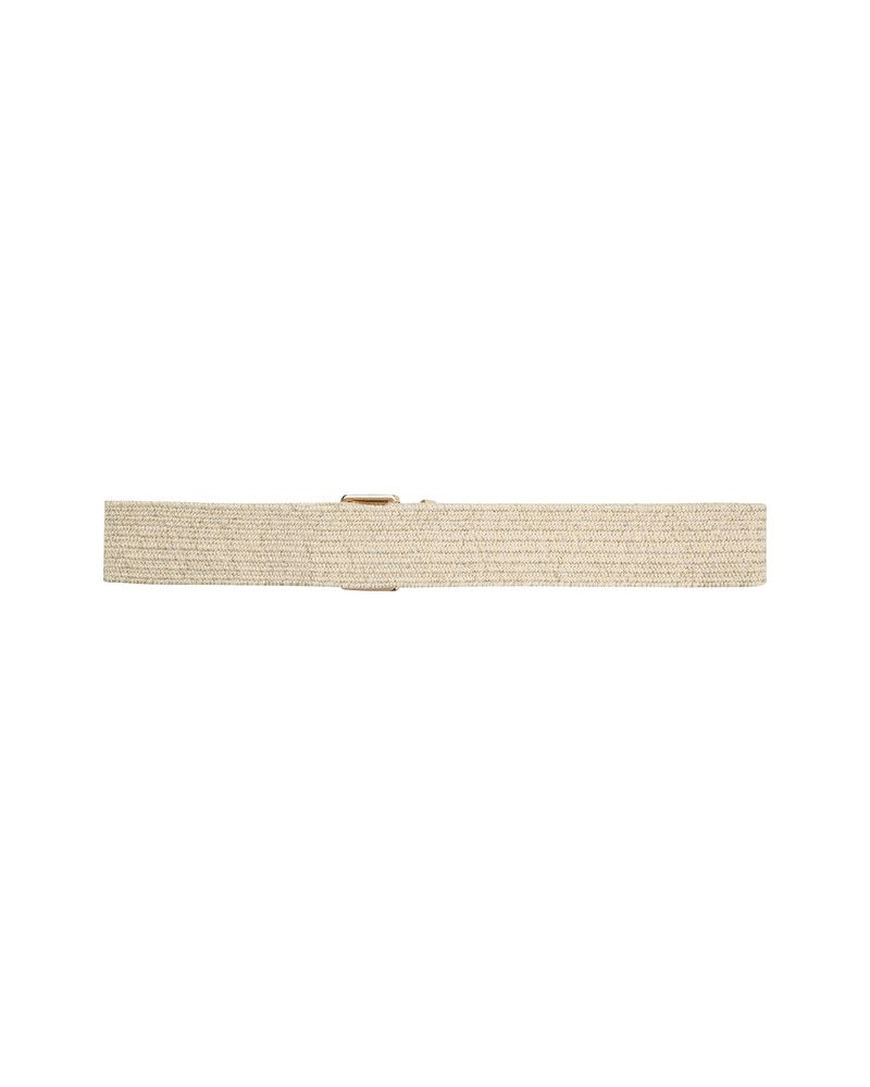 Braided belt with lurex