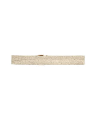 Braided belt with lurex