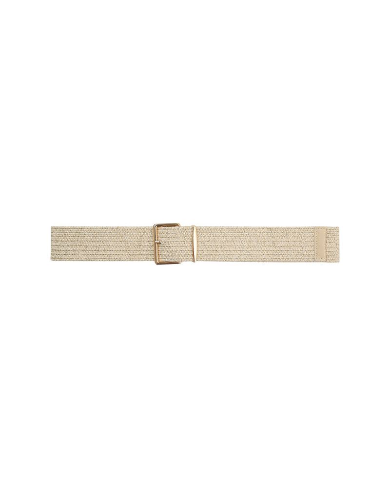 Braided belt with lurex