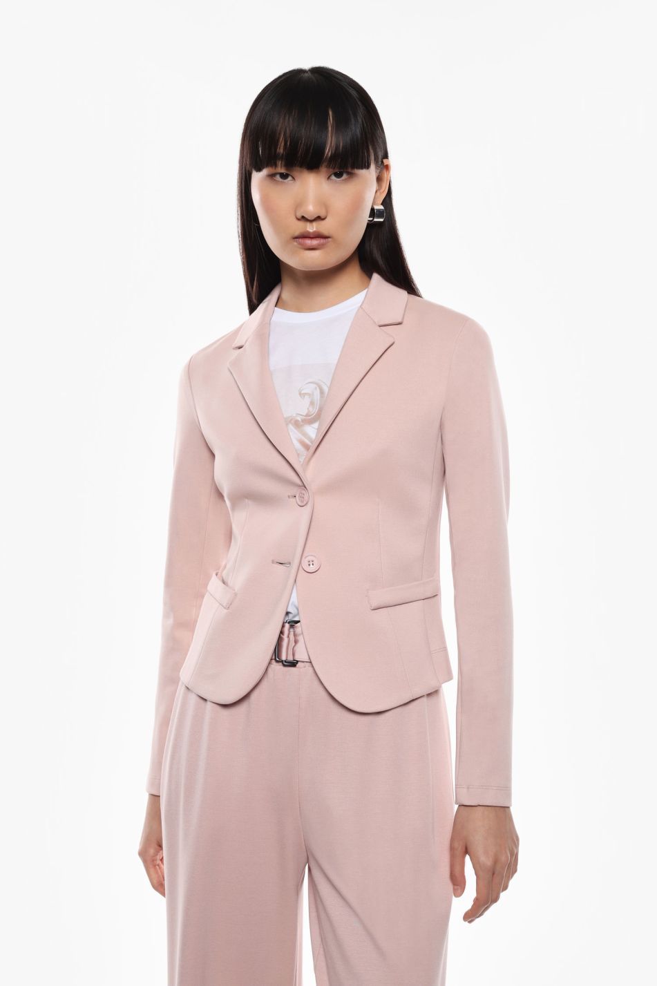 ​Slim-fit jacket in technical fabric
