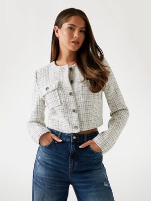 ​Cropped tweed jacket