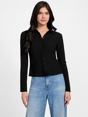Slim-fit shirt in stretch fabric Slim-fit shirt in stretch fabric