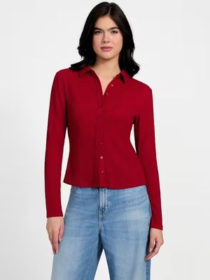 ​Slim-fit shirt in stretch fabric