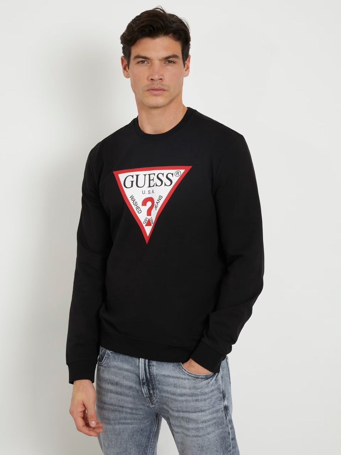 Crewneck sweatshirt with logo