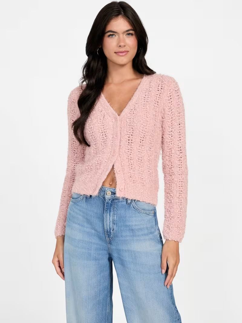 ​Cropped cardigan knitted