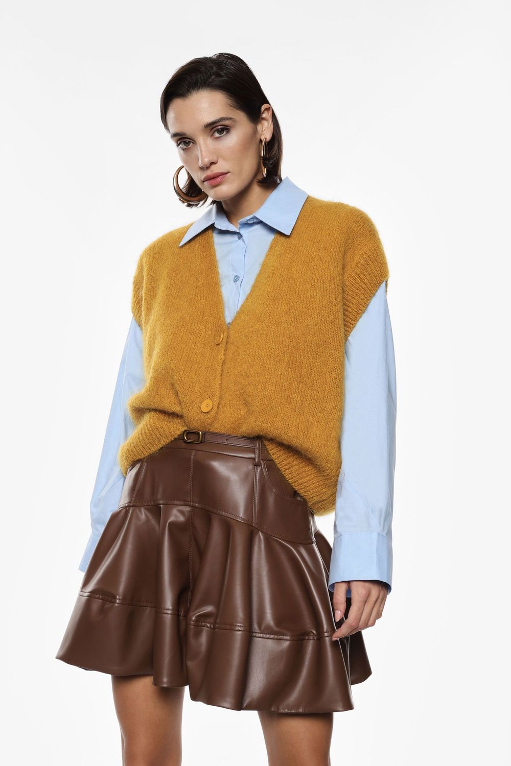 ​Sleeveless mohair sweater