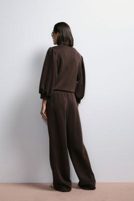 ​Palazzo pants with bright appliques