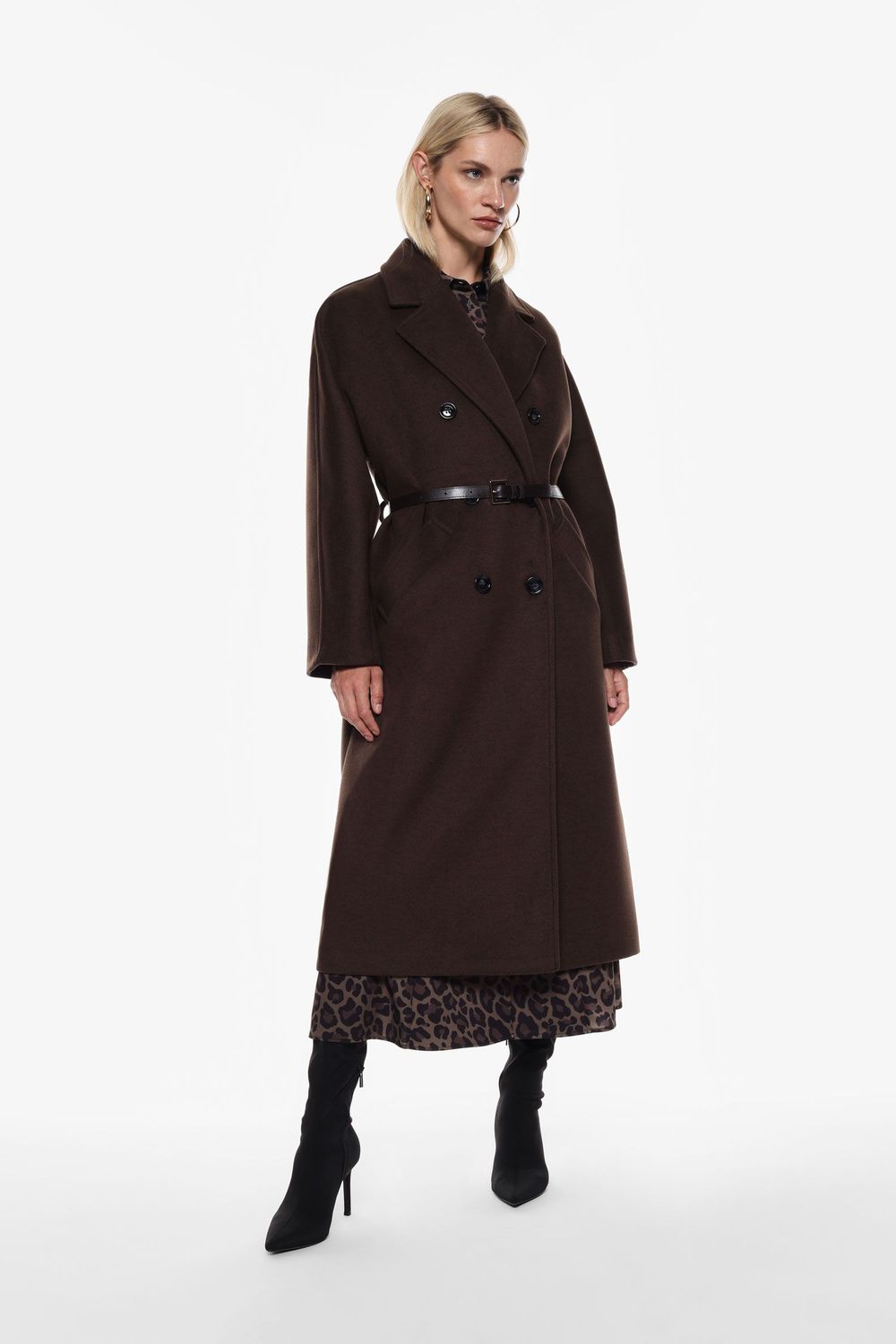 ​Oversized double-breasted coat