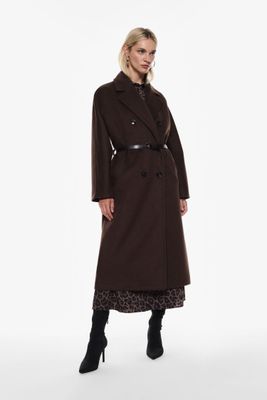 ​Oversized double-breasted coat