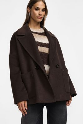 ​Short double-breasted coat