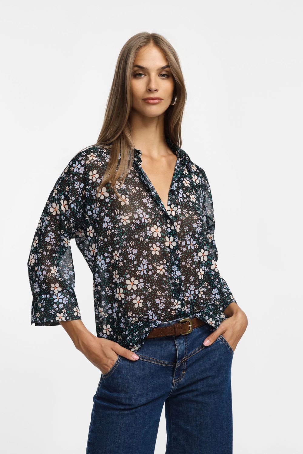 ​Regular floral shirt