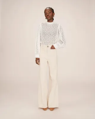​Corduroy flared pants