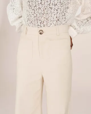 ​Corduroy flared pants